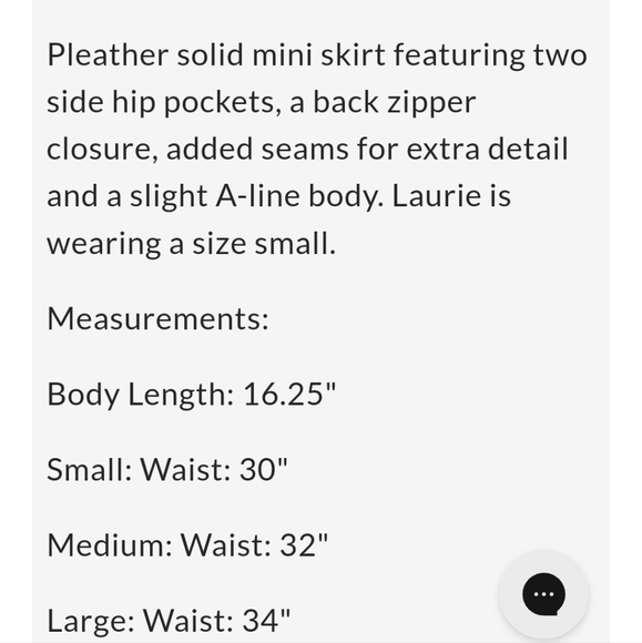 Faux leather skirt - Picture 3 of 4